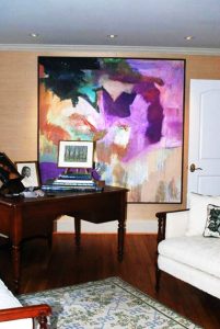 photo of art in a home