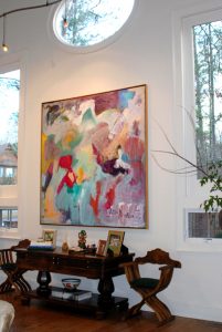 photo of art in a home