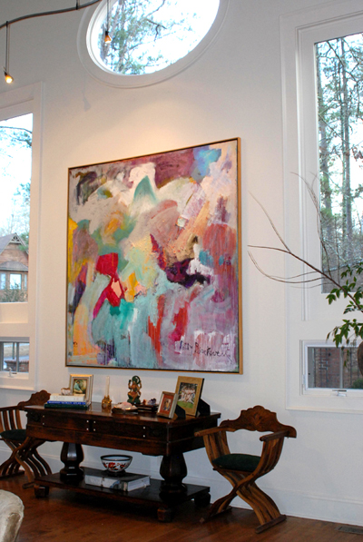photo of art in a home