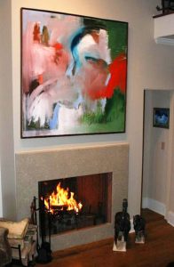 photo of art in a home