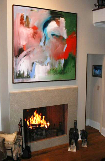photo of art in a home