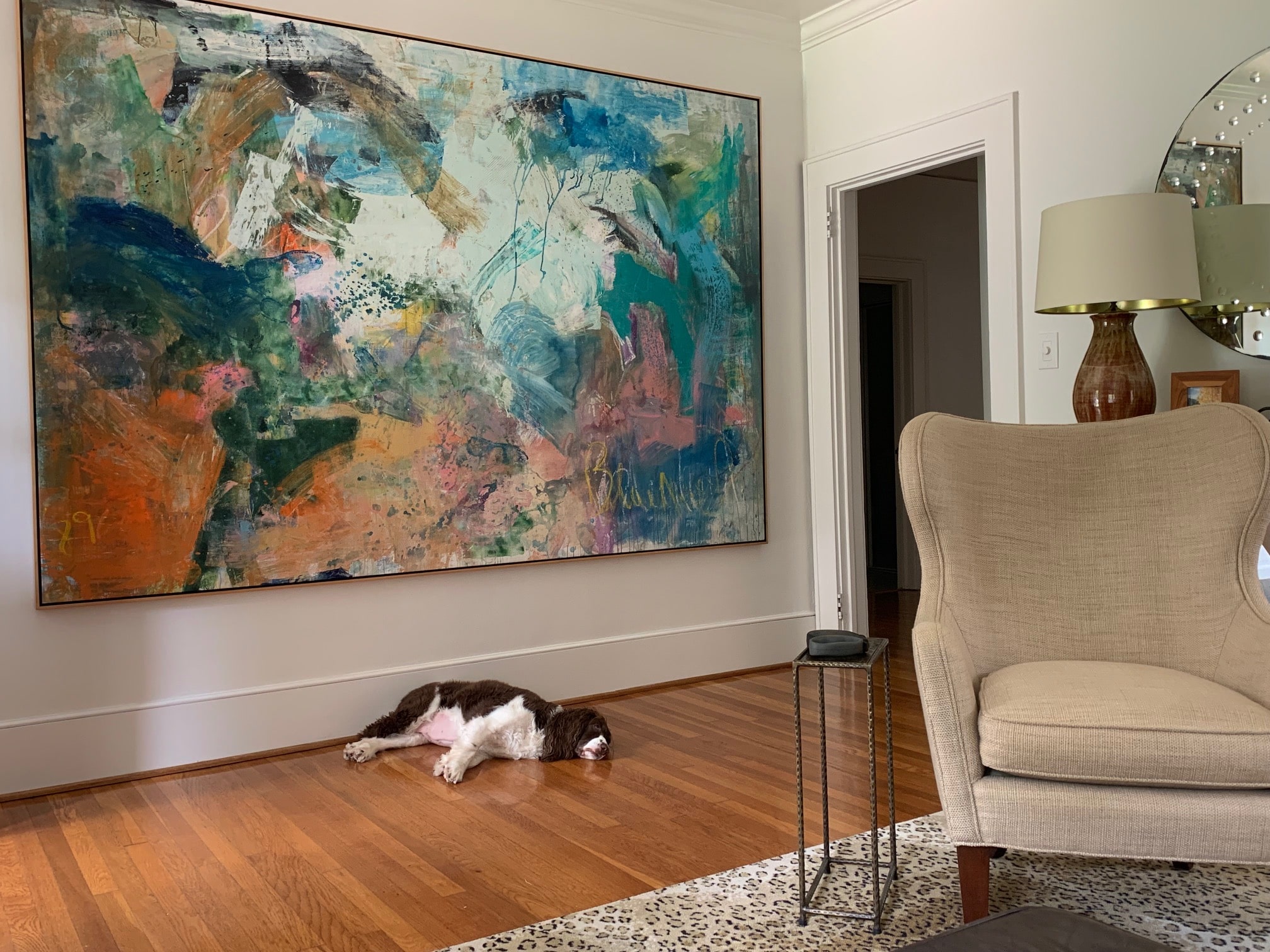 photo of painting in room